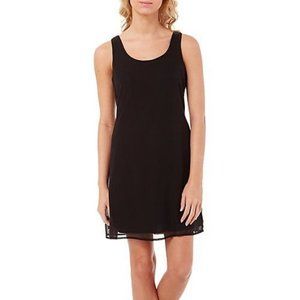 Bailey Blue Juniors Lattice Back Woven Dress-medium,black